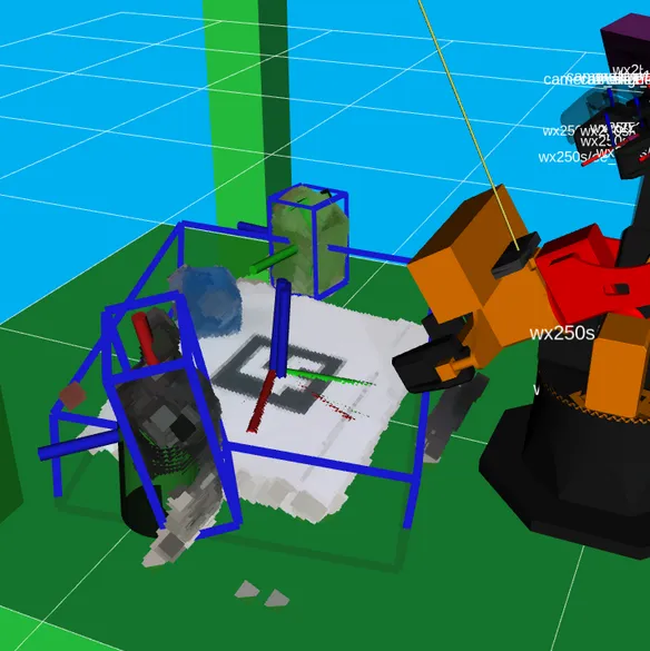 An example run of the 3D pose registration algorithm.
